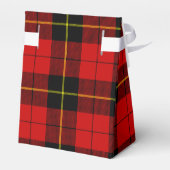 Wallace Tartan Red Black kariert Geschenkschachtel (Rückseite)