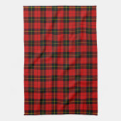 Wallace Tartan Red Black kariert Geschirrtuch (Vertikal)