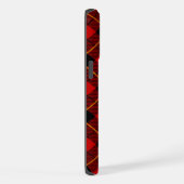 Wallace Tartan Red Black kariert iPhone Hülle (Rechte Seite)