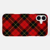 Wallace Tartan Red Black kariert iPhone Hülle (Rückseite (Horizontal))