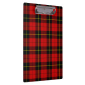 Wallace Tartan Red Black kariert Klemmbrett (Rechts)