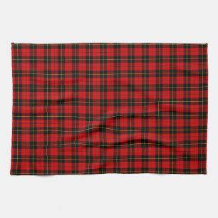 Wallace Tartan Red Black kariert Küchentuch