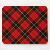 Wallace Tartan Red Black kariert Mousepad (Vorne)