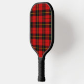 Wallace Tartan Red Black kariert Pickleball Schläger (Links)
