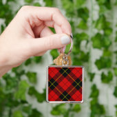 Wallace Tartan Red Black kariert Schlüsselanhänger (Hand)
