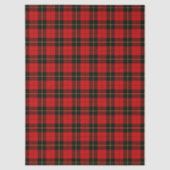 Wallace Tartan Red Black kariert Seidenpapier (Vorderseite)