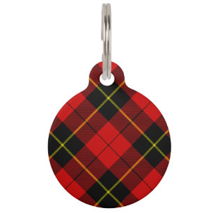 Wallace Tartan Red Black kariert Tiermarke