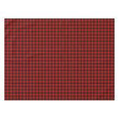 Wallace Tartan Red Black kariert Tischdecke (Vorderseite (Horizontal))