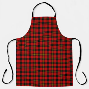 Wallace-Tartan rot-schwarzes Karo Schürze
