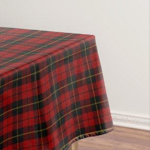 Wallace-Tartan-Schottenclan-Karo Tischdecke