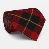 Wallace Tartan Schottischer Clan Karomuster Krawatte (Gerollt)