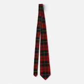 Wallace Tartan Scottish Clan Kariert Pattern Krawatte (Rückseite)