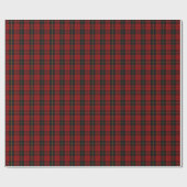 Wallace Tartan Scottish Clan Kariertes Muster Geschenkpapier (Flach)
