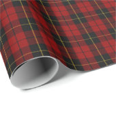 Wallace Tartan Scottish Clan Kariertes Muster Geschenkpapier (Rolleneckpunkt)