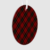 Wallace Tartan Scottish Clan Kariertes Muster Ornament (Vorderseite)