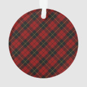 Wallace Tartan Scottish Clan Kariertes Muster Ornament (Rückseite)