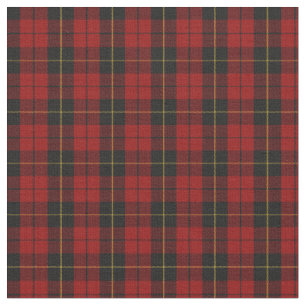 Wallace Tartan Scottish Clan Kariertes Muster Stoff