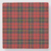 Wallace Tartan Steinuntersetzer (Vorderseite)