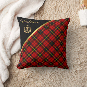 Wallace Tartan Throw Pillow Kissen