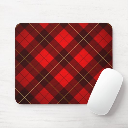 Wallacetartanhintergrund Mousepad (Mit Mouse)