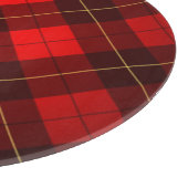 Wallacetartanhintergrund Schneidebrett (Ecke)