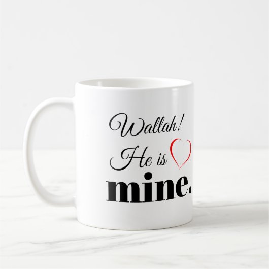 Wallah muslim paar Tasse (Links)