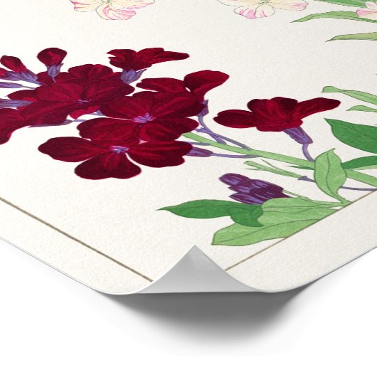 Wallblume von Tanigami Konan Poster (Ecke)