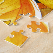 Wallblumengeschmückte originale Aquarellkunst Puzzle (Seite)