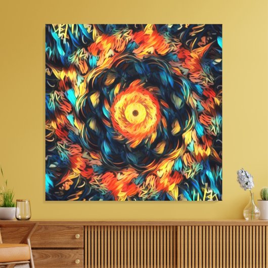 Wallburst Stretched Canvas Print Leinwanddruck (Insitu (Wohnzimmer))
