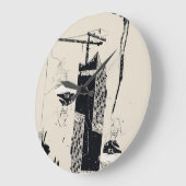 Wallclock :: Elbphilharmonie Hamburg Germany Große Wanduhr (Winkel)