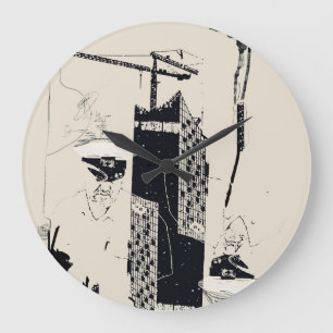 Wallclock :: Elbphilharmonie Hamburg Germany Große Wanduhr