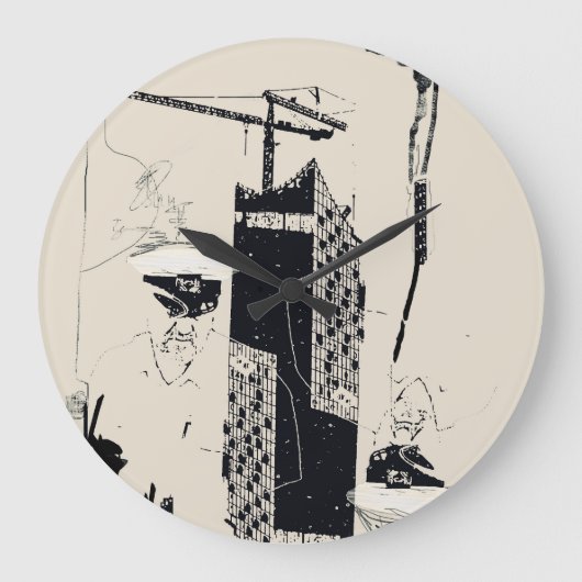 Wallclock :: Elbphilharmonie Hamburg Germany Große Wanduhr (Vorderseite)