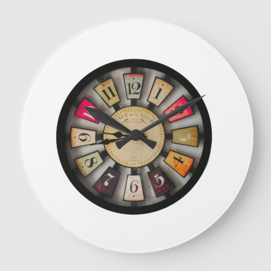 wallclock große wanduhr (Vorderseite)