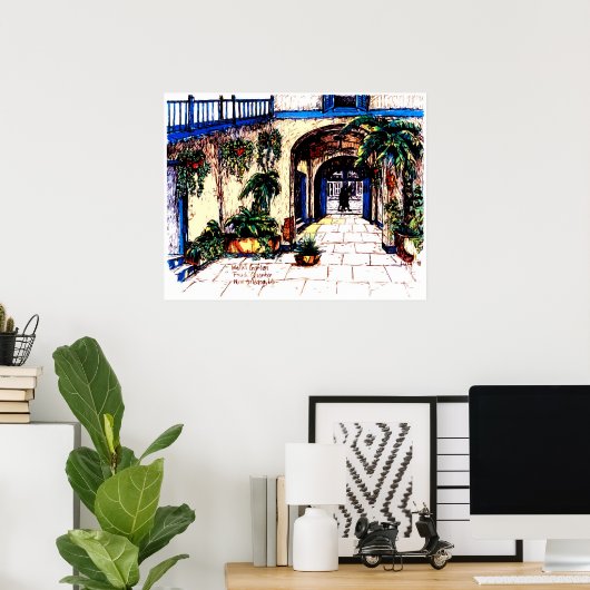 Walled Garden - Poster (Heimbüro)