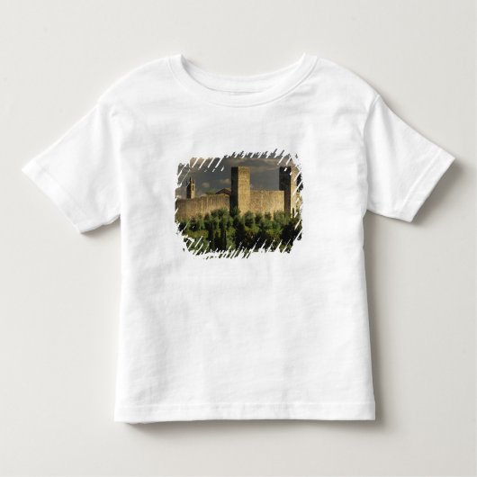 Walled Stadt Monteriggioni, in der Provinz Kleinkind T-shirt (Vorderseite)