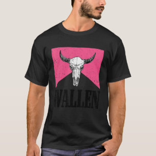 Wallen Western Kuh-Schädel Merch Cute Outfit T-Shirt