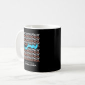 Wallenpaupack Pennsylvania Außenbereich Kaffeetasse (Vorderseite Links)