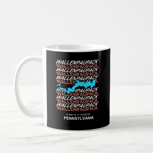 Wallenpaupack Pennsylvania Außenbereich Kaffeetasse (Links)