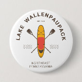 Wallenpaupack Pennsylvania Paddle Boarding Button (Vorderseite)