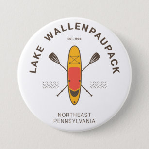 Wallenpaupack Pennsylvania Paddle Boarding Button