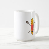 Wallenpaupack Pennsylvania Paddle Boarding Kaffeetasse (VorderseiteRechts)