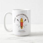 Wallenpaupack Pennsylvania Paddle Boarding Kaffeetasse (Links)