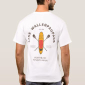 Wallenpaupack Pennsylvania Paddle Boarding T-Shirt (Rückseite)
