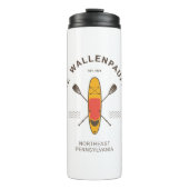 Wallenpaupack Pennsylvania Paddle Boarding Thermosbecher (Vorderseite)