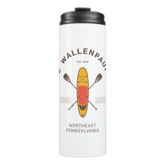 Wallenpaupack Pennsylvania Paddle Boarding Thermosbecher (Vorderseite)