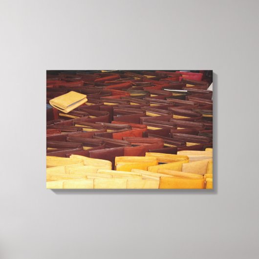 Wallets zum Verkauf Leinwanddruck (Vorderseite)