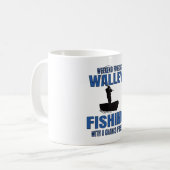 WALLEYE FISCHEREI Walleye Fishing and Beer Kaffeetasse (Vorderseite Links)