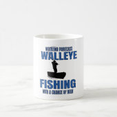 WALLEYE FISCHEREI Walleye Fishing and Beer Kaffeetasse (Mittel)