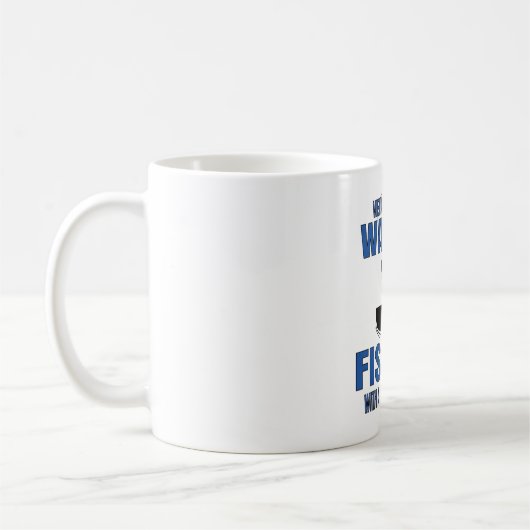 WALLEYE FISCHEREI Walleye Fishing and Beer Kaffeetasse (Links)