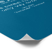 Walleye Fisherman Definition Funny Quote Fishing G Poster (Ecke)